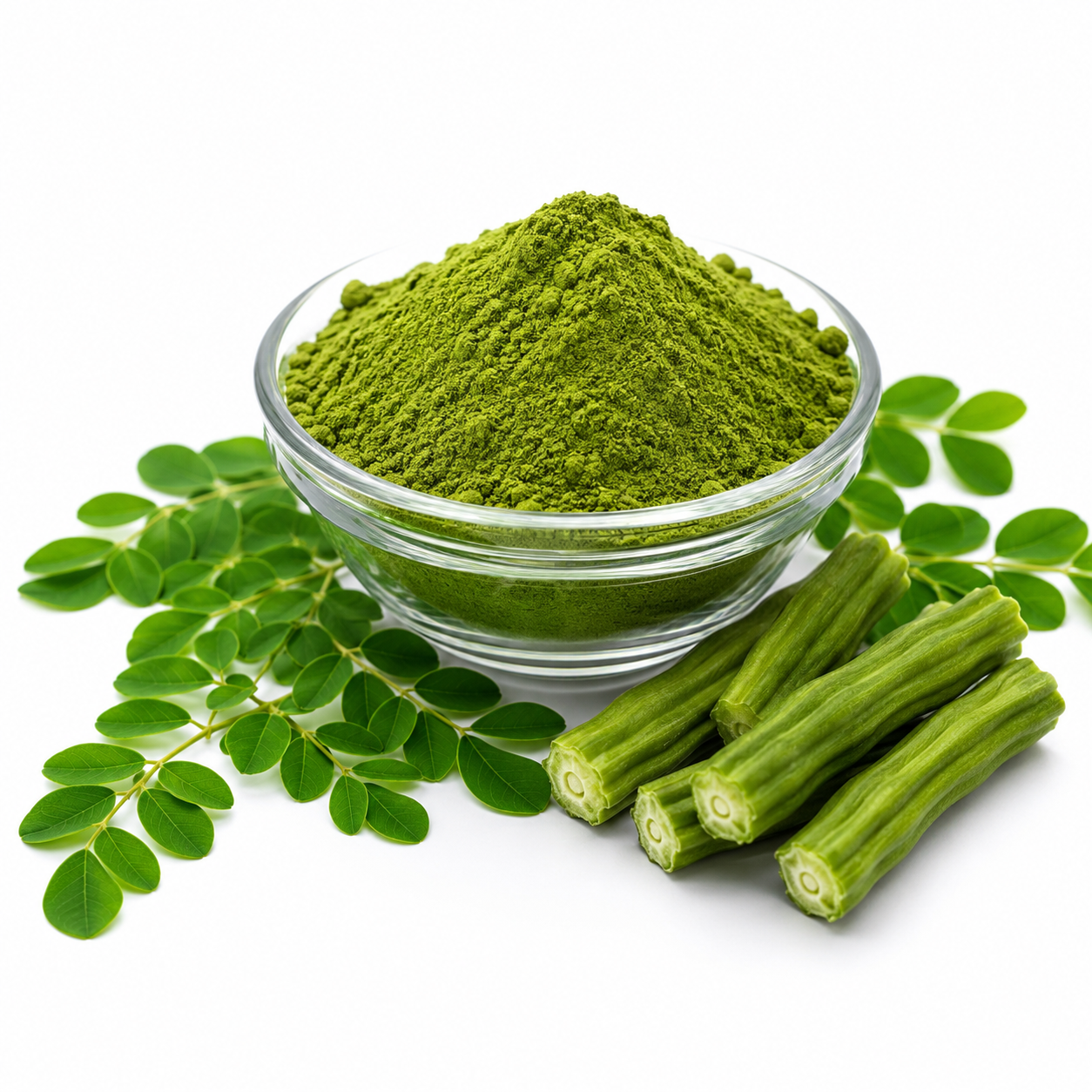 100% Pure Moringa Leaf Powder Bulk Manufacturer and Exporter from India